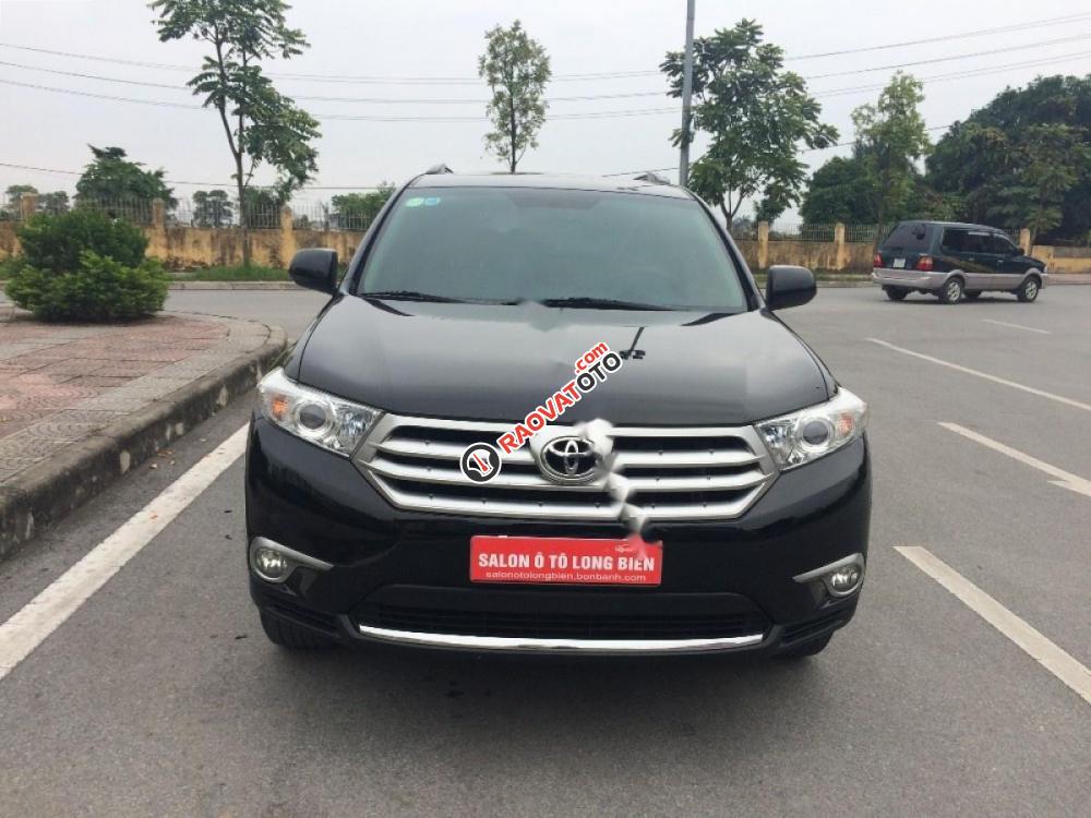 Cần bán lại xe Toyota Highlander SE 2.7 đời 2011, màu đen, nhập khẩu chính chủ-1