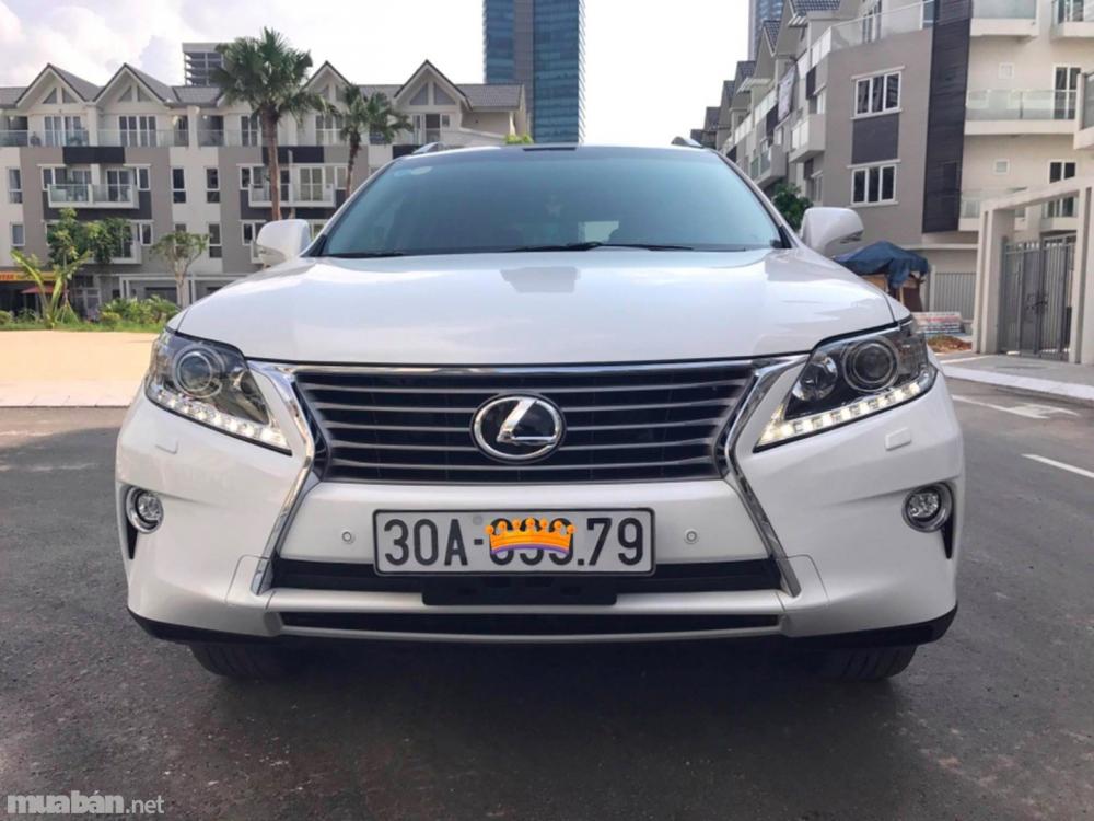 Bán ô tô Lexus RX350 đời 2014, màu trắng, xe nhập-0