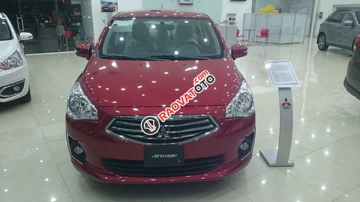 Bán Mitsubishi Attrage đời 2017, màu đỏ, nhập khẩu nguyên chiếc-13