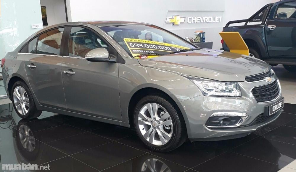 Bán Chevrolet Cruze đời 2017, màu xám, nhập khẩu-0