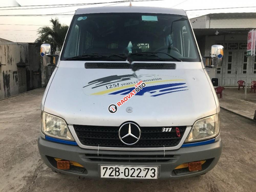 Bán ô tô Mercedes Sprinter 311 CDI 2.2L đời 2005, màu bạc-0