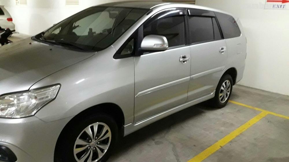 Bán Toyota Innova đời 2015, màu bạc, nhập khẩu-0