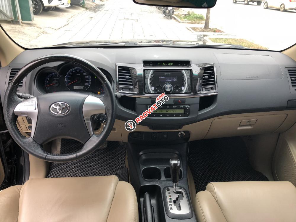 Fortuner 2.7V đời 2015 màu đen form mới, xe đẹp-5