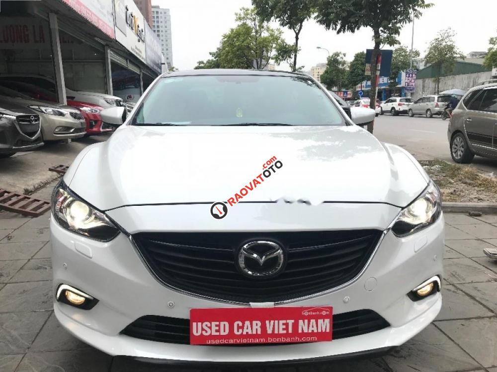 Cần bán xe Mazda 6 2.0 AT đời 2016, màu trắng số tự động-0