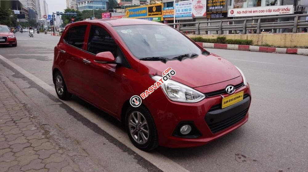 Cần bán xe Hyundai Grand i10 1.0 MT đời 2016, màu đỏ, xe nhập, 325tr-1