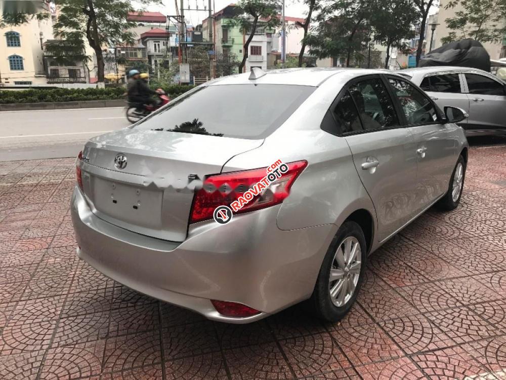 Cần bán lại xe Toyota Vios 1.5E đời 2016, màu bạc, 485 triệu-8