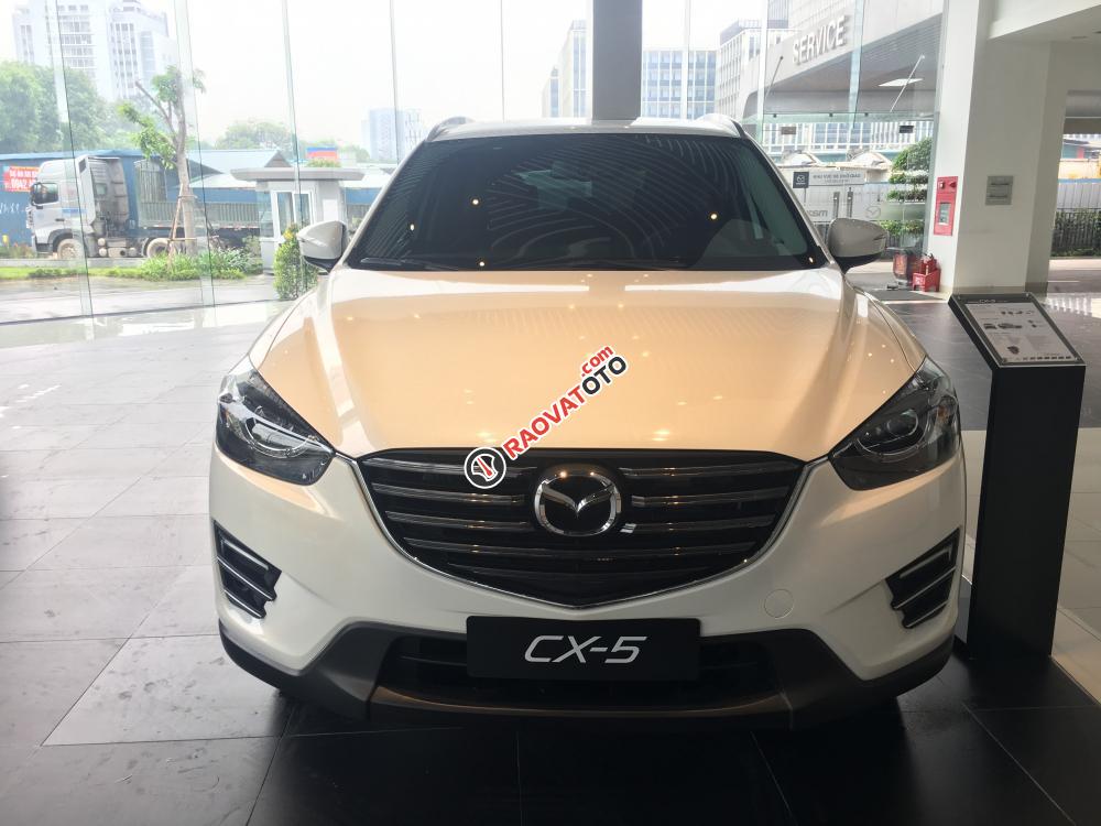 Có sẵn CX-5 2.5 màu trắng Facelift, giá hấp dẫn + khuyến mại - 0977.759.946-0