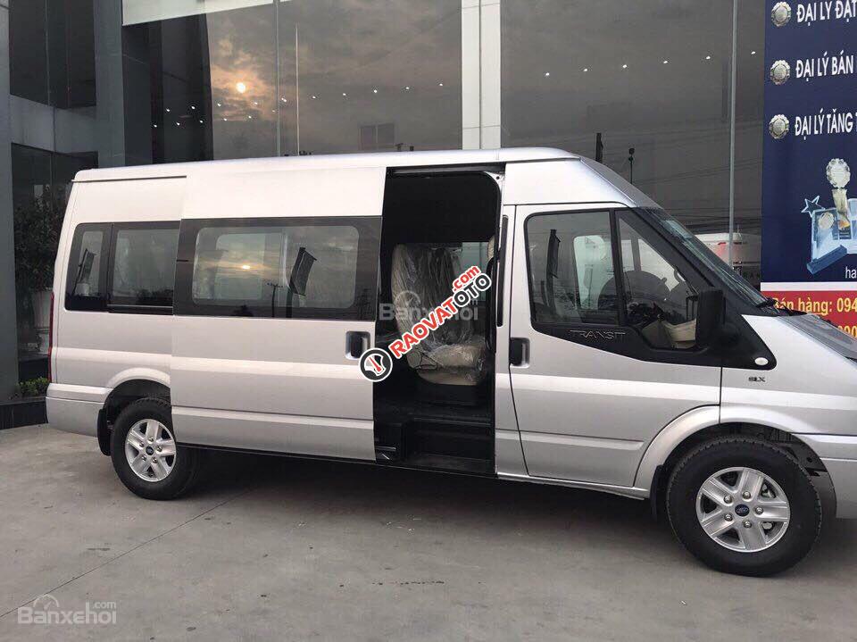 Bán Ford Transit xe khách 16 chỗ 2017 - Tặng mâm đúc, bọc trần lót sàn, bảo hiểm, LS cố định 0,6%/tháng-8