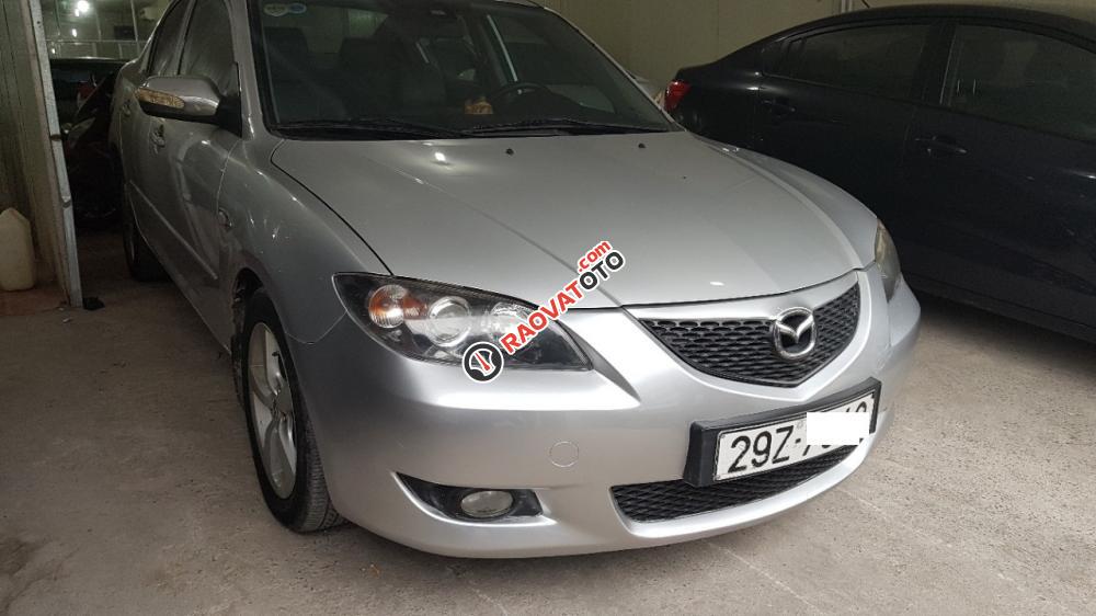 Cần bán Mazda 3 1.5 AT đời 2005, màu bạc, xe đẹp suất sắc-1