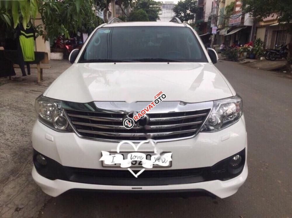 Cần bán xe Toyota Fortuner TRD Sportivo 4x4 AT sản xuất 2014, màu trắng số tự động giá cạnh tranh-3