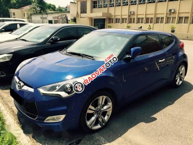 Bán xe Hyundai Veloster đời 2012, màu xanh lam, chính chủ, giá 475tr-0