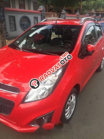 Bán Chevrolet Spark LT sản xuất 2014, màu đỏ-0