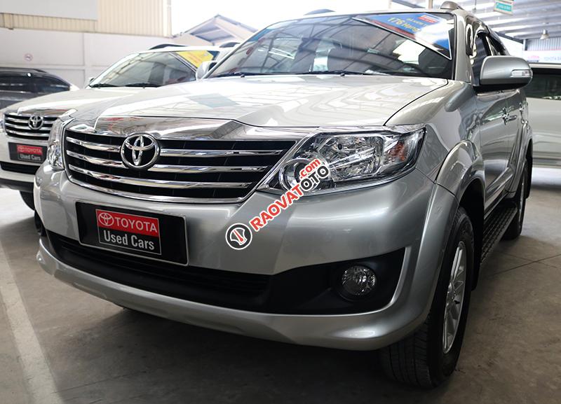 Bán xe Fortuner V sản xuất 2012, màu bạc-0