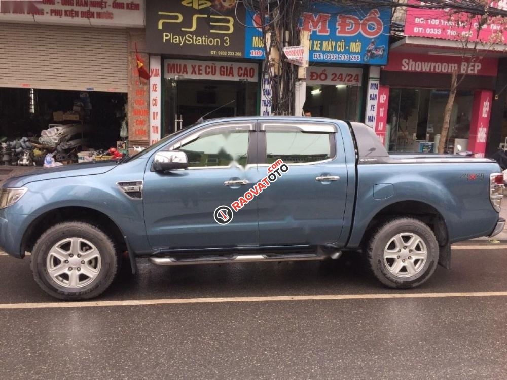 Bán xe Ford Ranger XLT đời 2013, màu xanh lam, nhập khẩu chính chủ, giá chỉ 500 triệu-1