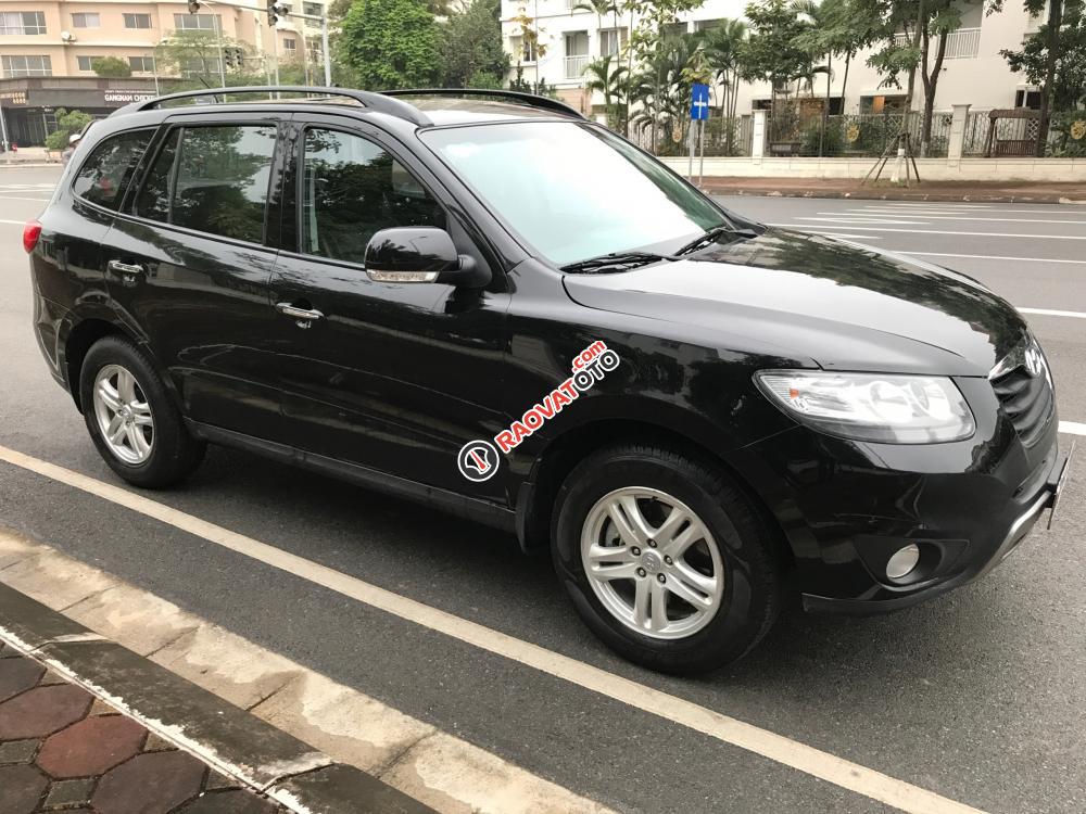 Bán Hyundai Santa Fe 2.4L 4WD năm 2012, màu đen, xe nhập, giá cạnh tranh-1