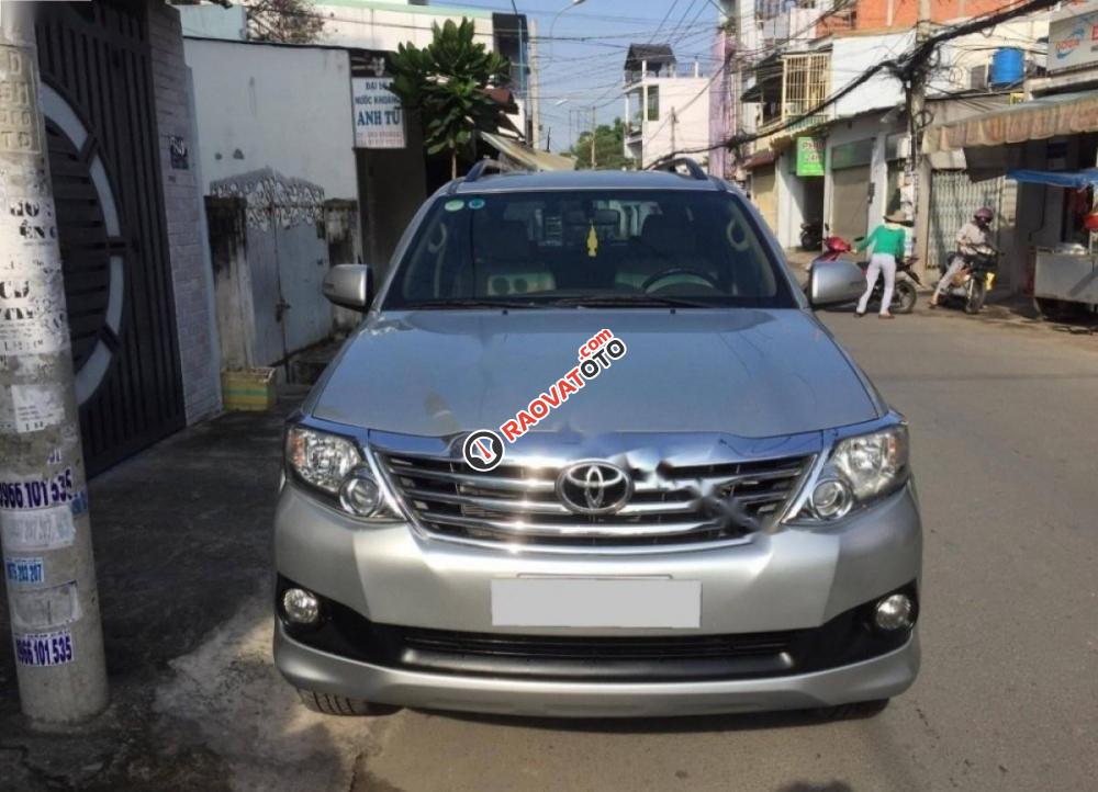 Cần bán xe Toyota Fortuner 2.7V 4x2 đời 2014, màu bạc, giá chỉ 795 triệu-7