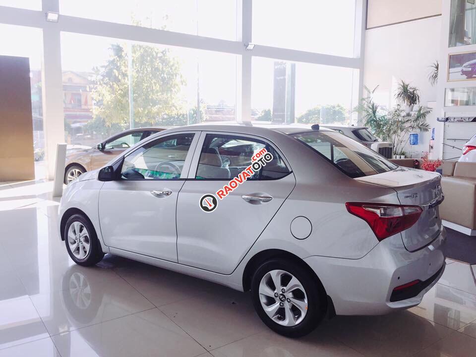 Xe Huyndai Grand i10 2018 màu bạc – Đà Nẵng giá sốc, giảm giá đến 40 triệu, Lh: 0941 295 79-1