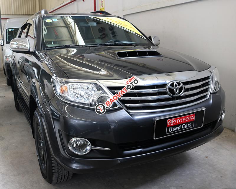 Bán xe Fortuner máy dầu, sản xuất 2015 màu xám(51F - 17874)-0