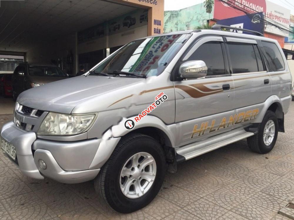 Cần bán gấp Isuzu Hi lander V-spec 2.5 MT đời 2005, màu bạc-3