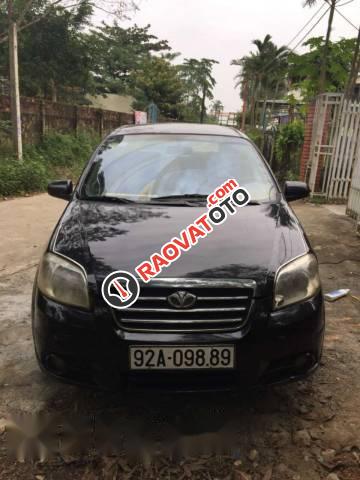 Cần bán gấp Daewoo Gentra đời 2008, màu đen còn mới, giá tốt-0