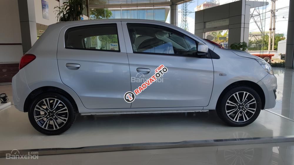 Bán Mitsubishi Mirage sản xuất 2017 tại Quảng Nam, màu bạc, nhập khẩu nguyên chiếc, giá tốt, LH Quang 0905596067-2