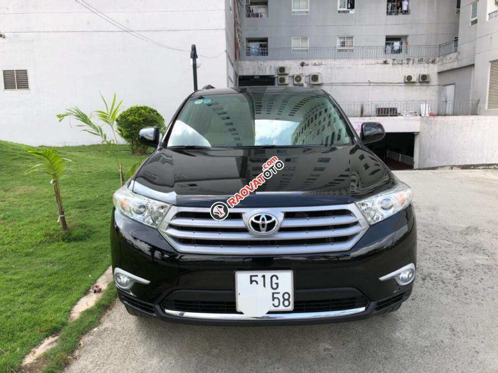 Bán Toyota Highlander 2.7 Plus nhập Mỹ, ĐKLĐ 04/2011 màu đen, xe nhập-0