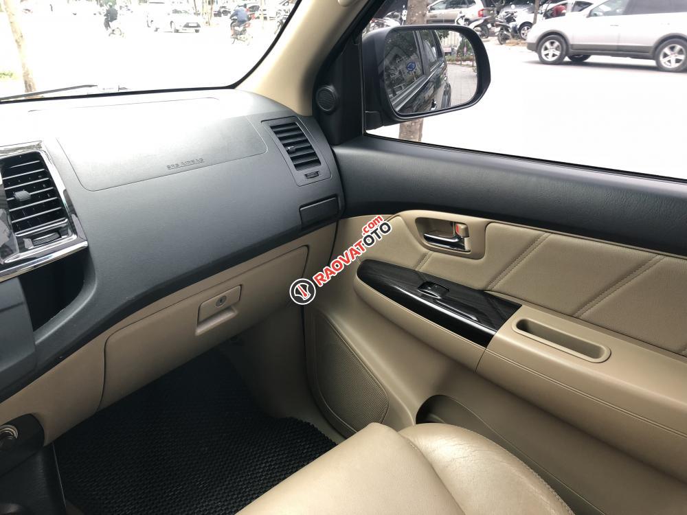 Fortuner 2.7V đời 2015 màu đen form mới, xe đẹp-4