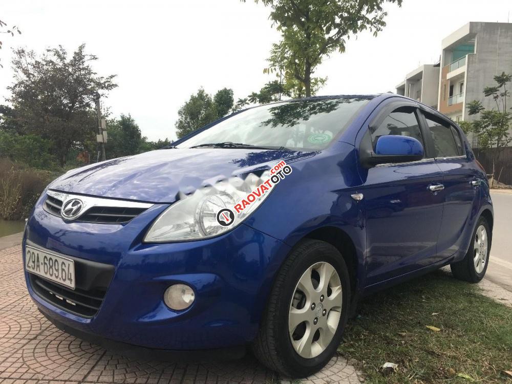 Bán Hyundai i20 1.4 AT đời 2010, màu xanh lam, xe nhập xe gia đình-0