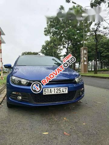 Cần bán lại xe Volkswagen Scirocco đời 2010, màu xanh lam-1