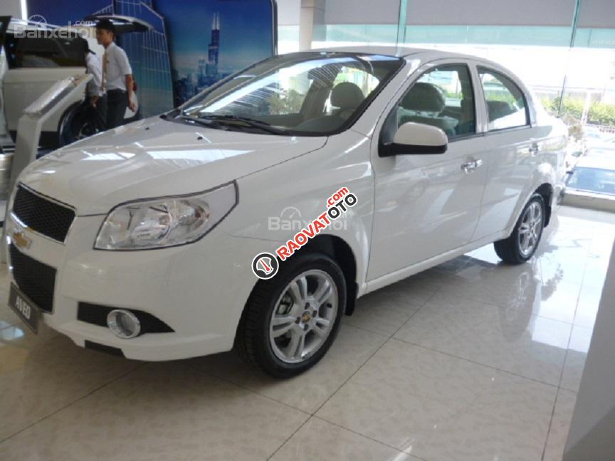 Bán Chevrolet Aveo LTZ 2017, màu trắng, 495 triệu-1