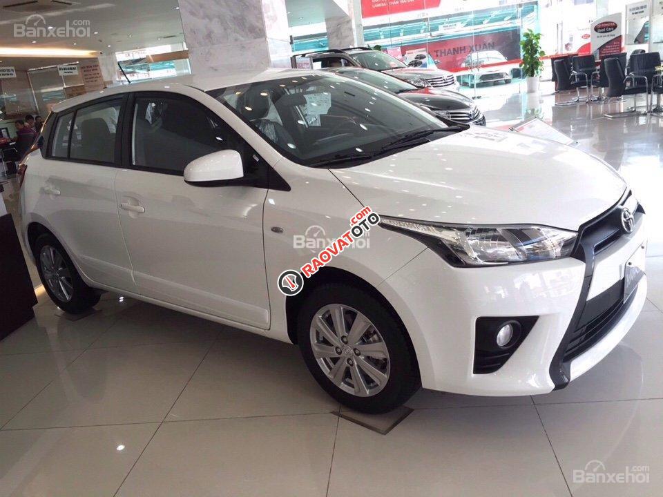 Bán Toyota Yaris 1.5E 2017 số tự động vô cấp, màu trắng, nhập khẩu chính hãng Thailand-7