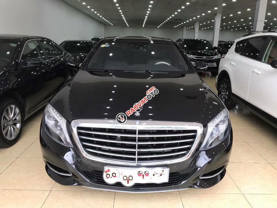 Bán Mercedes Benz S500 sản xuất và đăng ký cuối 2015 màu đen, xe siêu đẹp, 1 chủ từ đầu-1