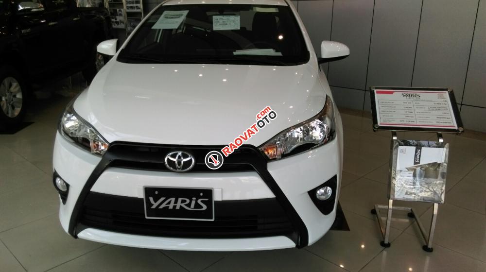 Bán Toyota Yaris 1.5E 2017 số tự động vô cấp, màu trắng, nhập khẩu chính hãng Thailand-2