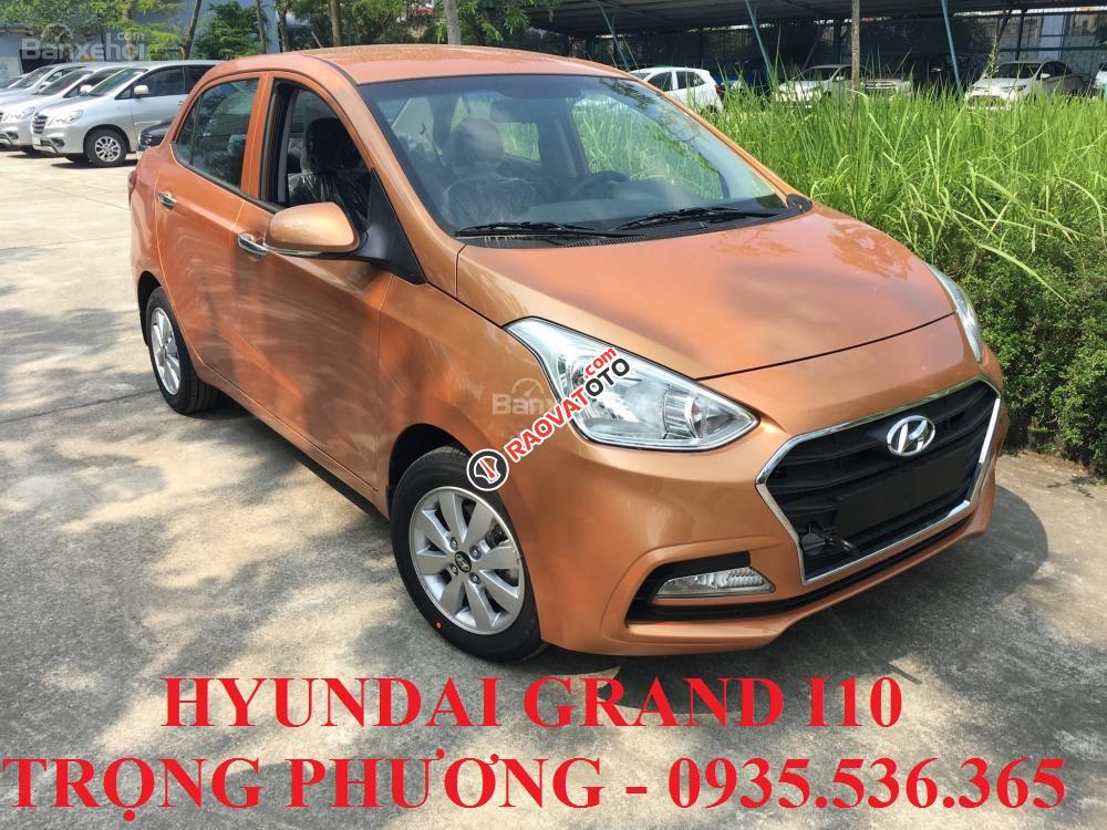 Bán Hyundai Grand i10 1.2 MT Base đời 2017, màu nâu giá cạnh tranh-7