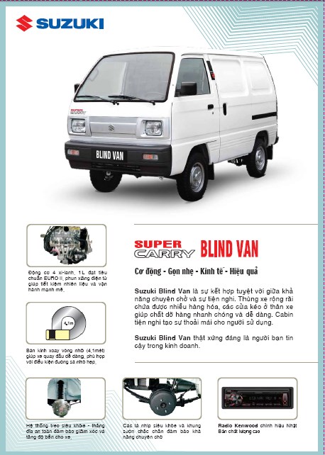 Bán xe Suzuki Blind Van đời 2017, màu trắng, xe nhập, giá tốt-6