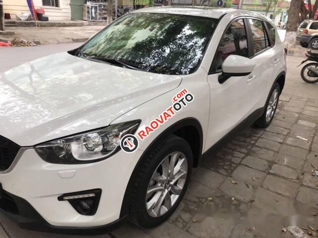 Bán Mazda CX 5 đời 2015, màu trắng chính chủ-0