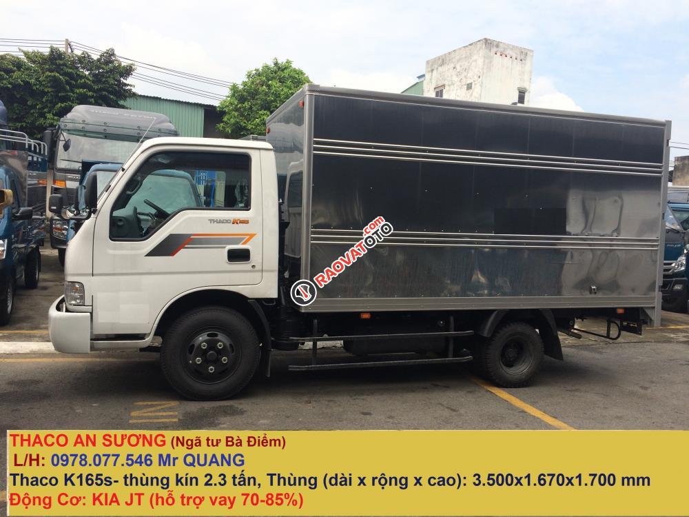 Trường Hải An Lạc bán xe tải Thaco Kia K165S 2.3 tấn thùng mui bạt, đời mới nhất giao ngay tại TPHCM-3