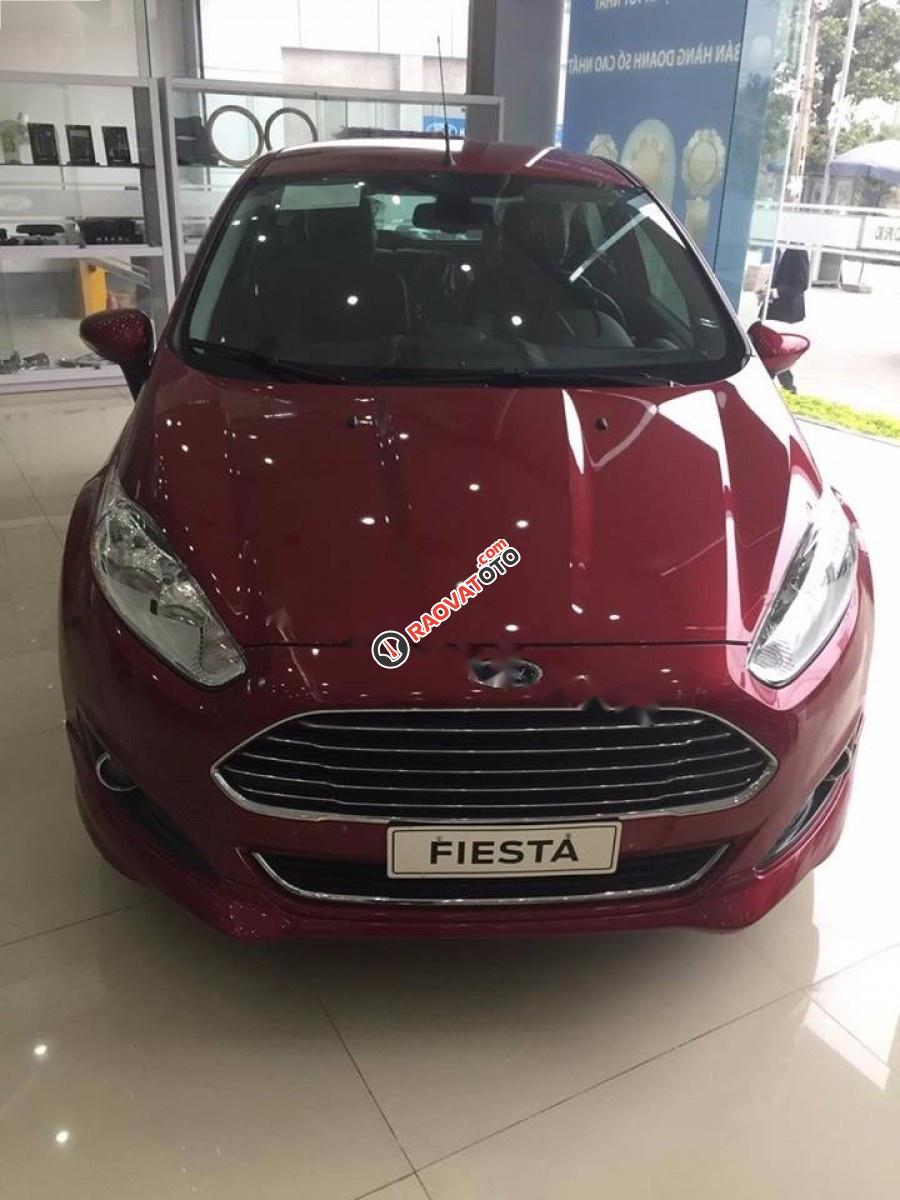 Cần bán xe Ford Fiesta S 1.0 AT Ecoboost năm 2017, màu đỏ-1