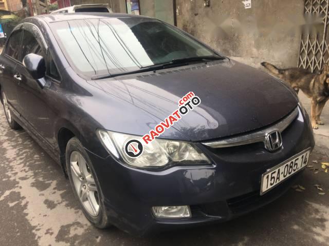 Cần bán gấp Honda Civic đời 2007, màu đen-0