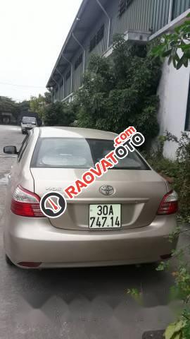 Bán Toyota Vios MT 2009, màu vàng chính chủ-0