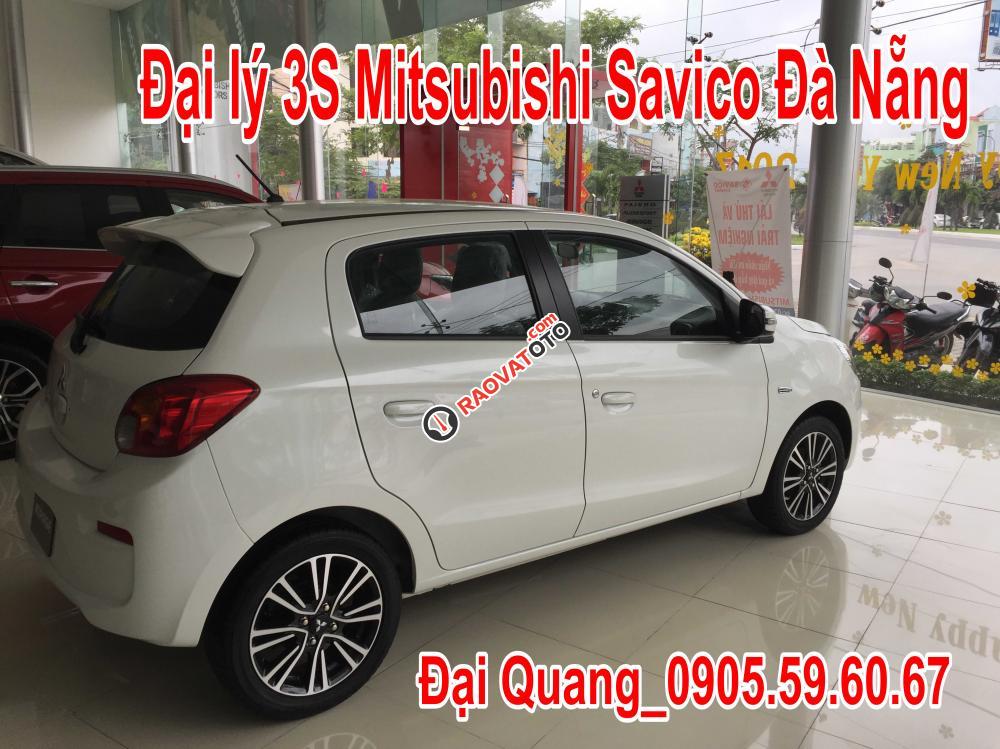 Bán Mitsubishi Mirage đời 2017, màu trắng, nhập khẩu, giá tốt nhất tại Đà Nẵng, LH Quang 0905596067-5