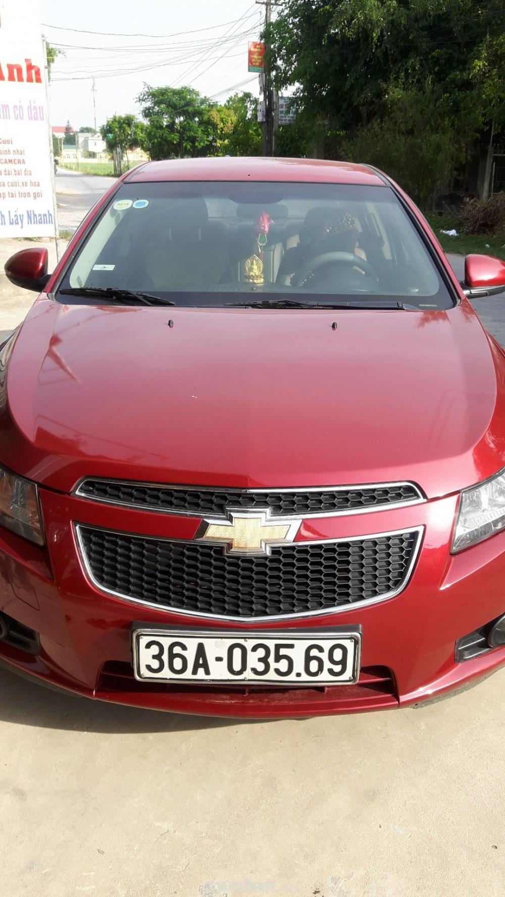 Cần bán gấp Chevrolet Cruze đời 2012, màu đỏ giá cạnh tranh-0