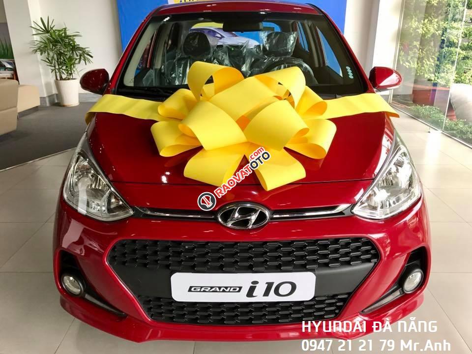 Xe Huyndai Grand i10 2018 màu đỏ – Đà Nẵng giá sốc, giảm giá đến 40 triệu, Lh: 0941 295 79-0