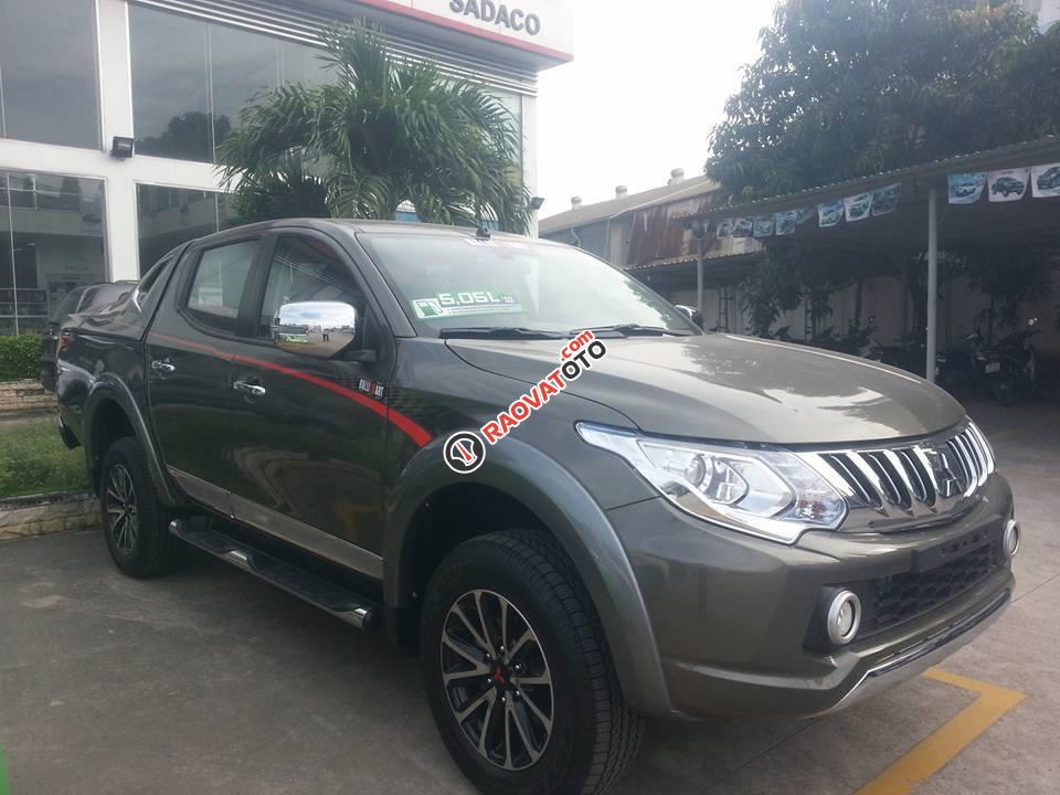 Bán Mitsubishi Triton AT 4x4 2017, nhập khẩu nguyên chiếc có trả góp-0