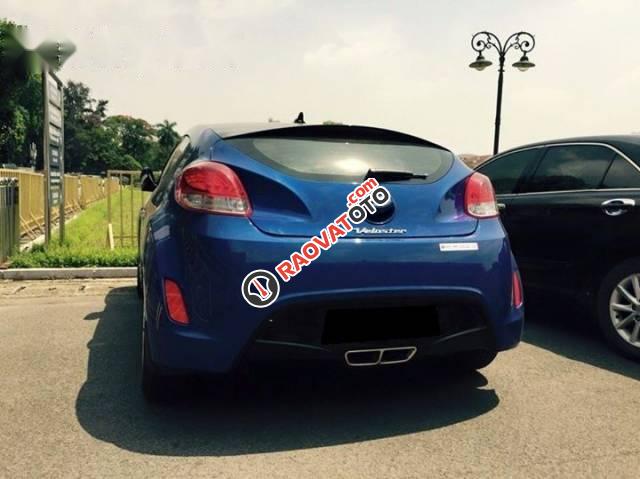 Bán xe Hyundai Veloster đời 2012, màu xanh lam, chính chủ, giá 475tr-5