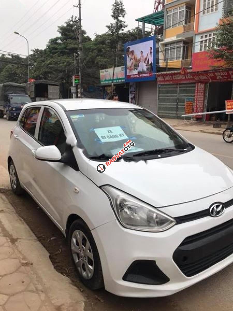 Cần bán xe Hyundai Grand i10 2014, màu trắng, nhập khẩu nguyên chiếc-0