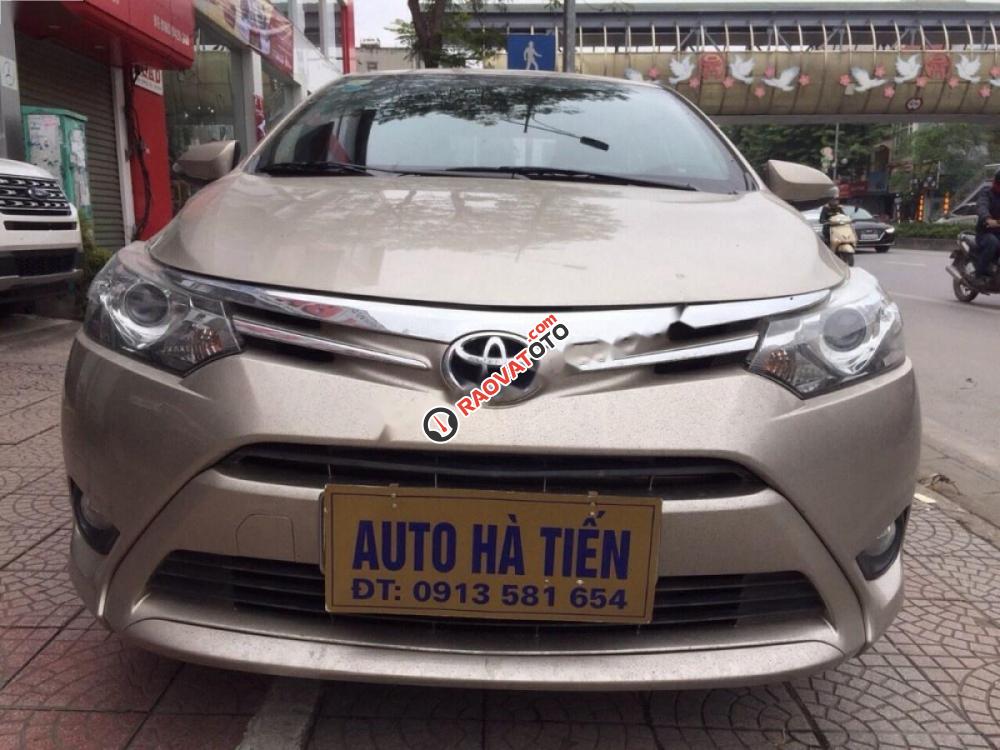 Cần bán xe Toyota Vios G đời 2015, màu vàng chính chủ-1