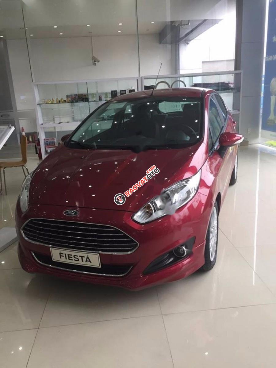 Cần bán xe Ford Fiesta S 1.0 AT Ecoboost năm 2017, màu đỏ-0