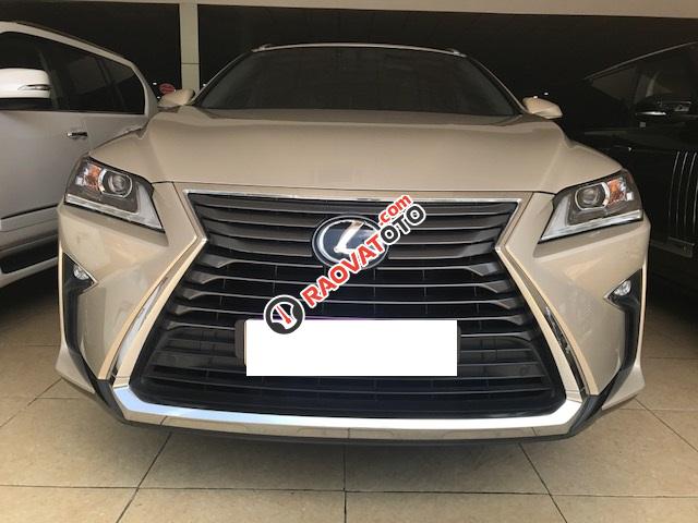 Bán Lexus RX350, vàng cát, nội thất nâu, xe sản xuất 2016, ĐK 2016 tên công ty biển Hà Nội-0