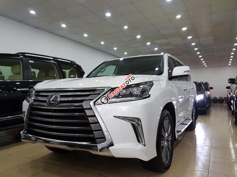 Bán ô tô Lexus LX 570 xuất Mỹ sản xuất năm 2016, màu trắng, nhập khẩu nguyên chiếc-0